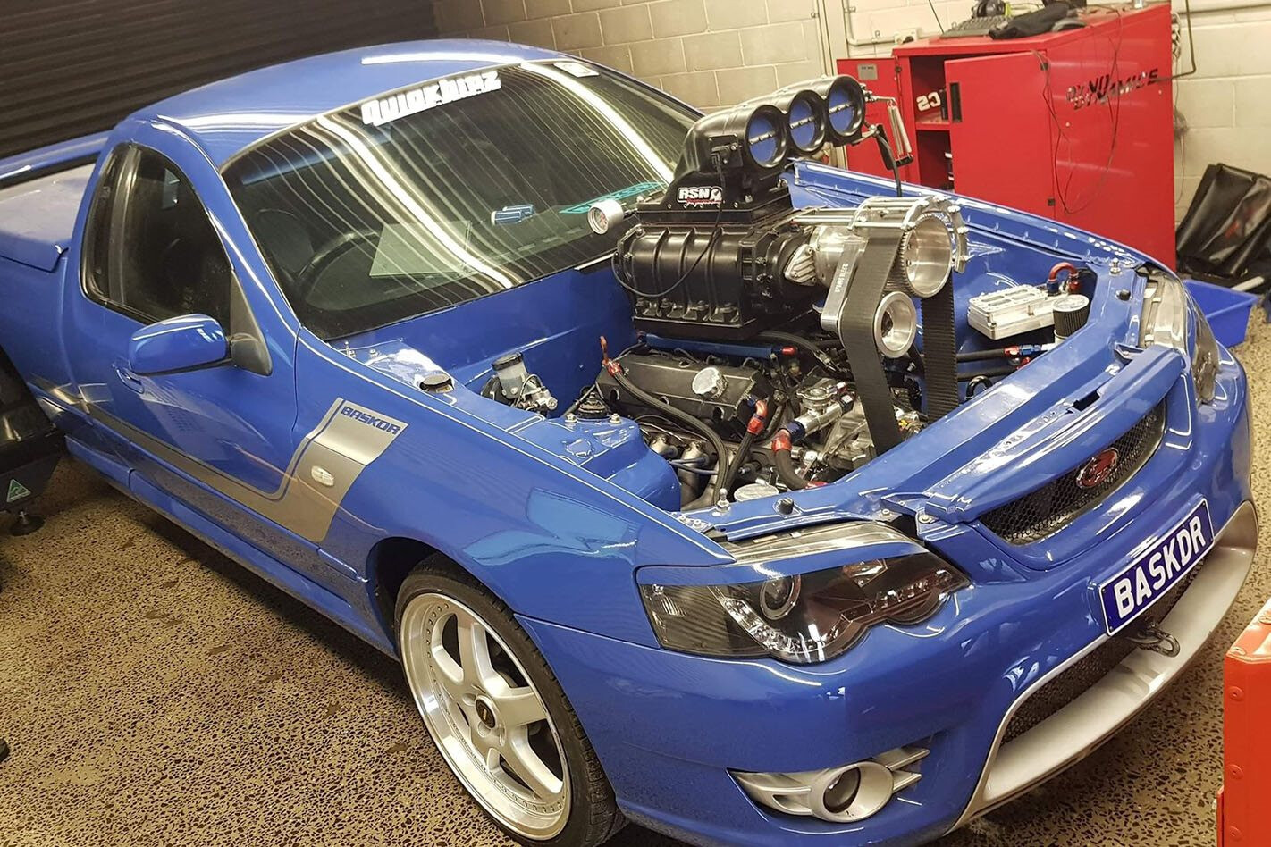Blown 400ci Windsor-powered BA Falcon ute on the dyno – Video