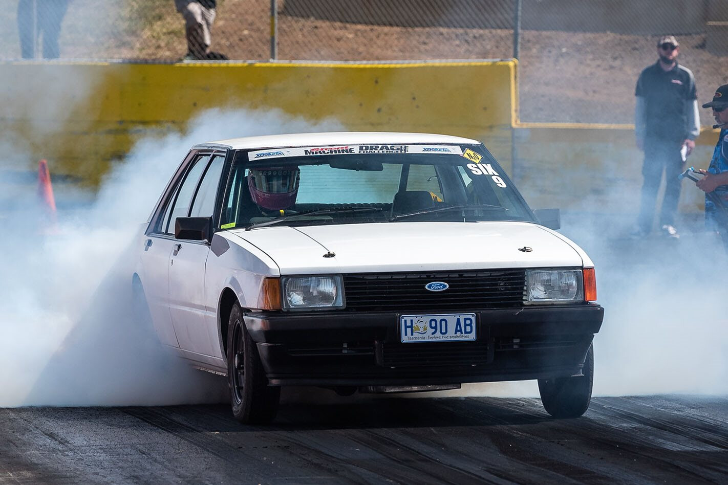 1200hp Barra-swapped XD Falcon – Drag Challenge 2019