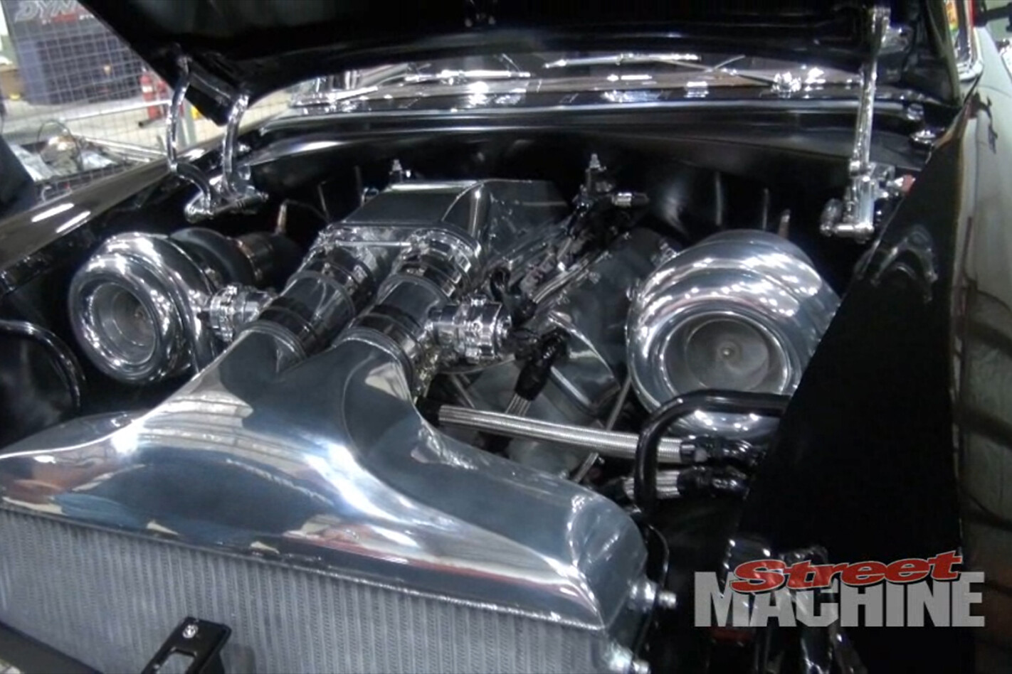 VIDEO: CRAZY TWIN TURBO ’56 CHEV SEDAN DYNO TEST