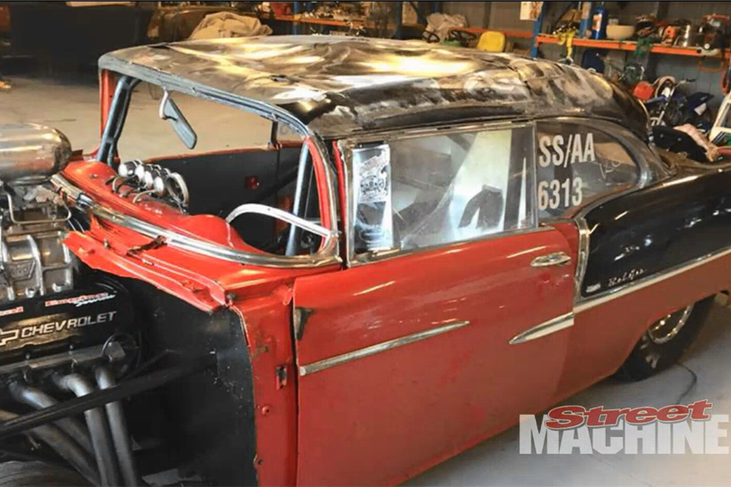1955 CHEV CRASHES AT 250KPH AND THE DRIVER WALKS AWAY – VIDEO