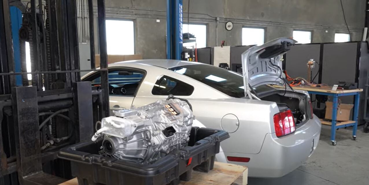 Video: Ford Eluminator electric-swapped Mustang