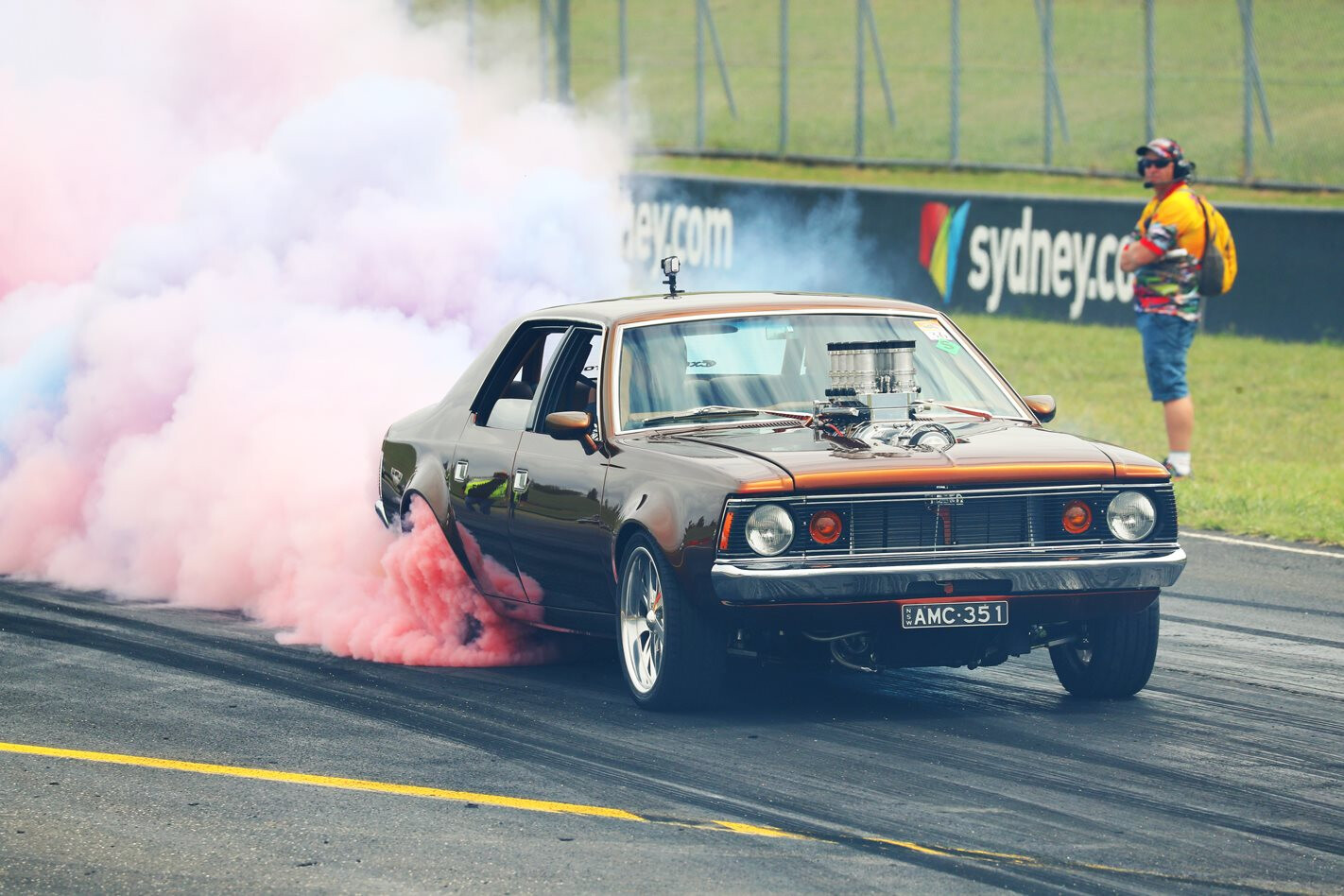 BLOWN 351-POWERED AMC RAMBLER HORNET AT POWERCRUISE – VIDEO