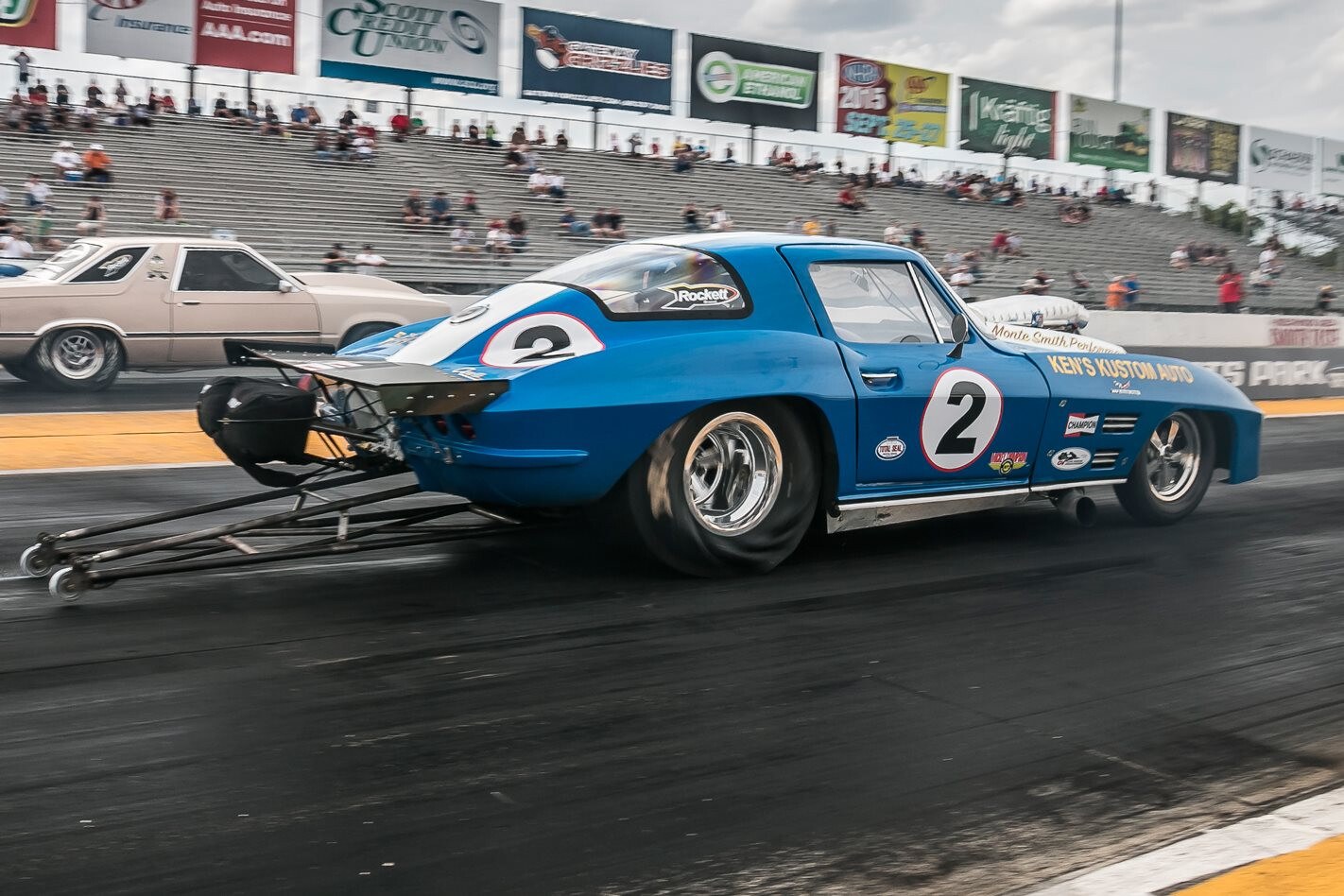 INSANE 2700HP NITROUS CORVETTE AT DRAG WEEK