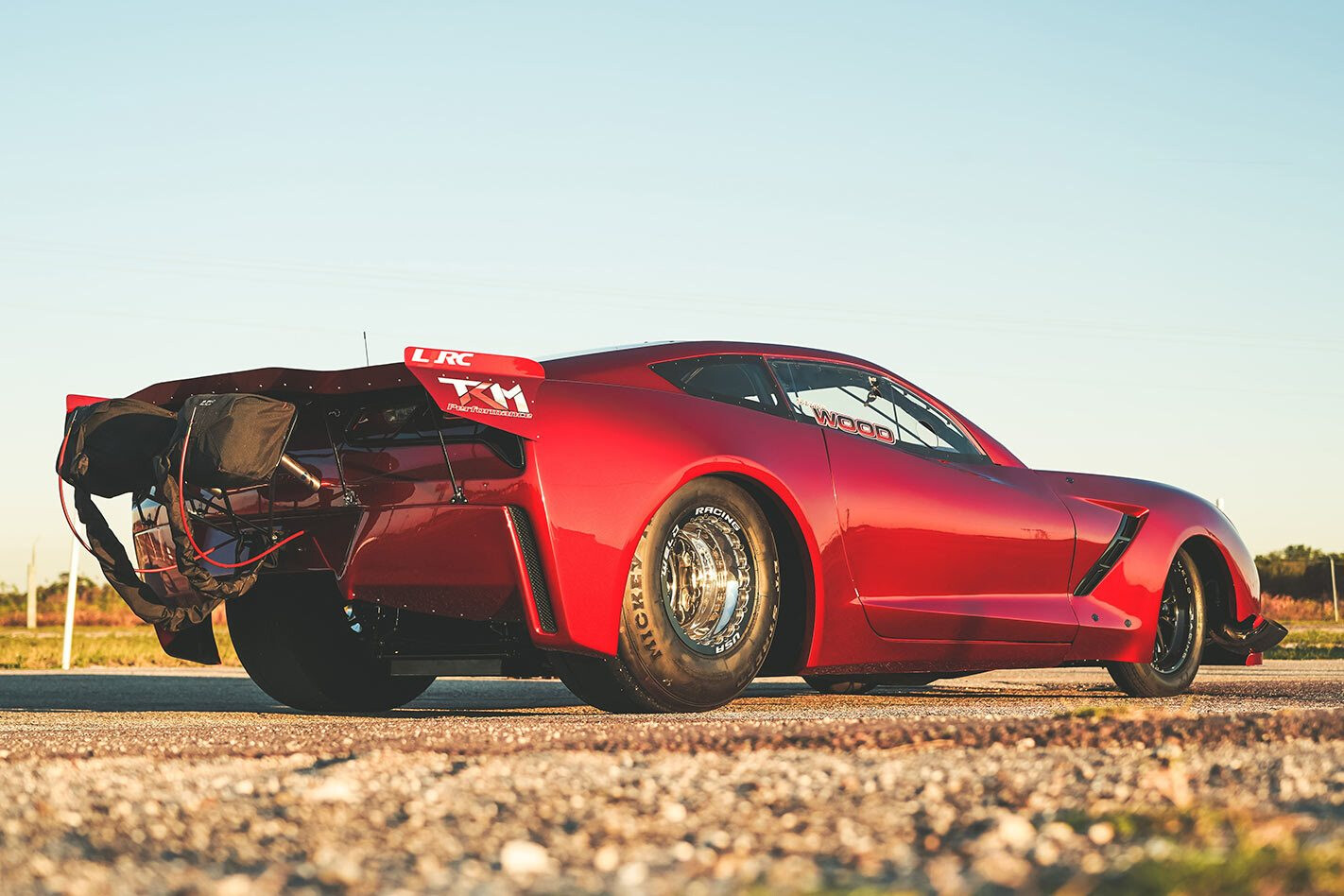 Jarrod Wood's TKM/Noonan-powered radial Chevrolet C7 Corvette