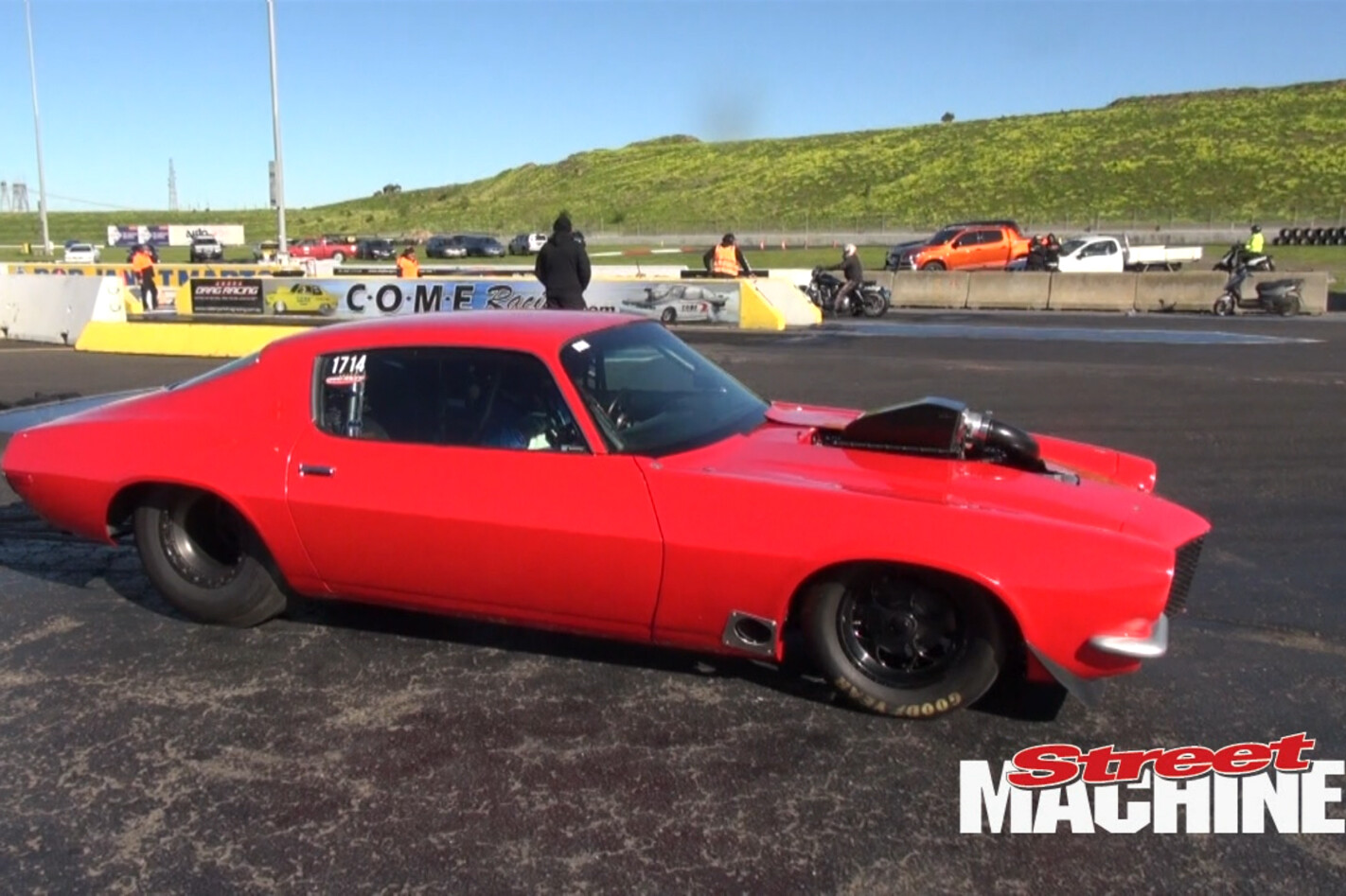 PROCHARGED 540CI CAMARO DEBUTS AT CALDER