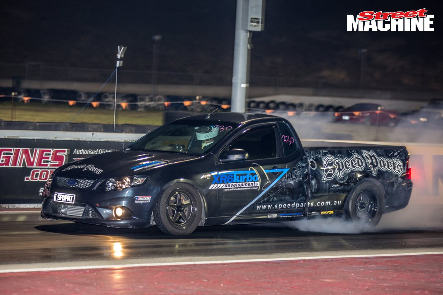 Bubba Medlyn races the XR6 Turbo Developments FG Falcon ute – Video