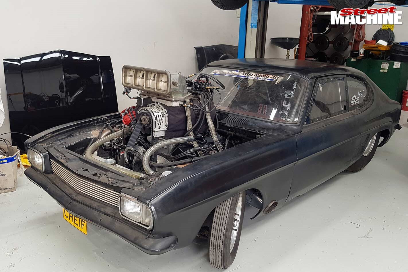 Blown 526ci Ford Capri at Dandy Engines – Video