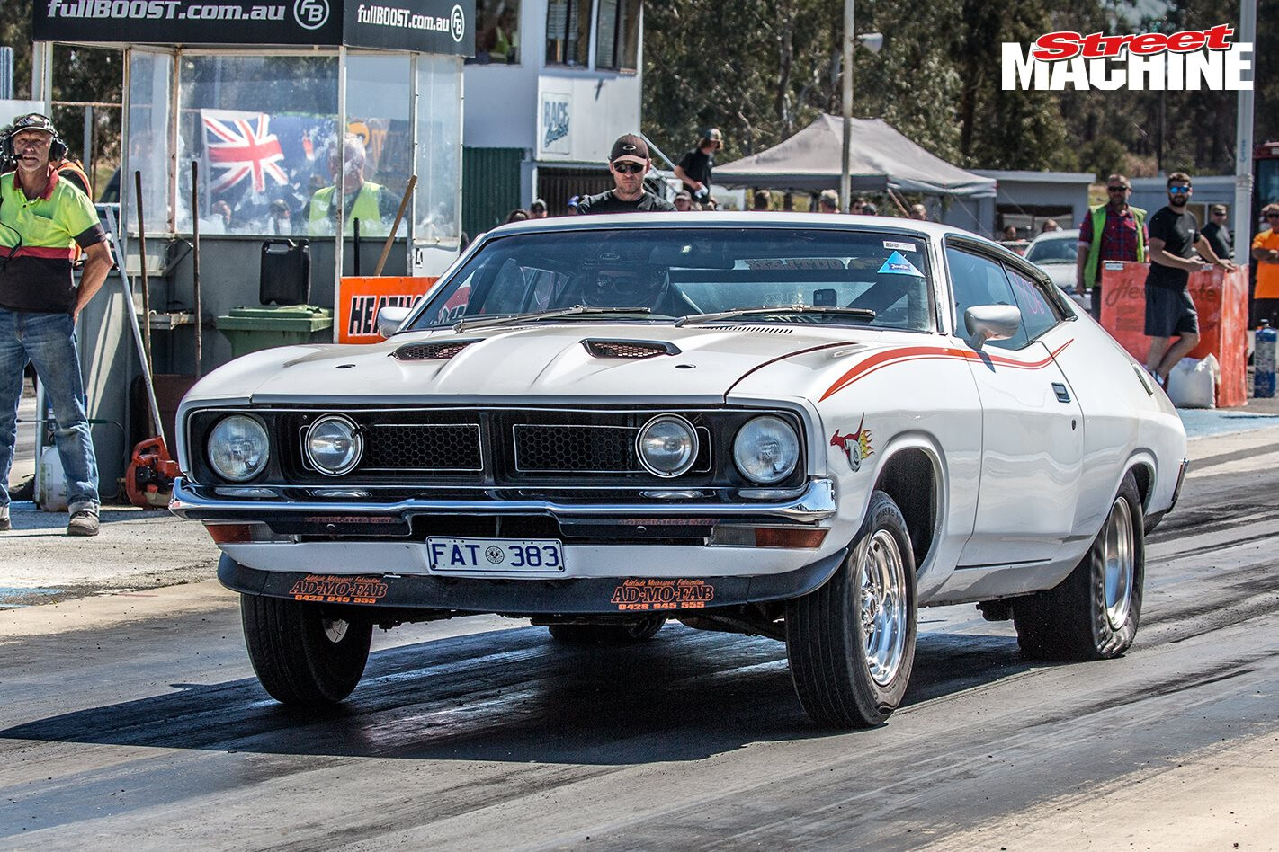 Big turbo XB Falcon coupe – Drag Challenge contender