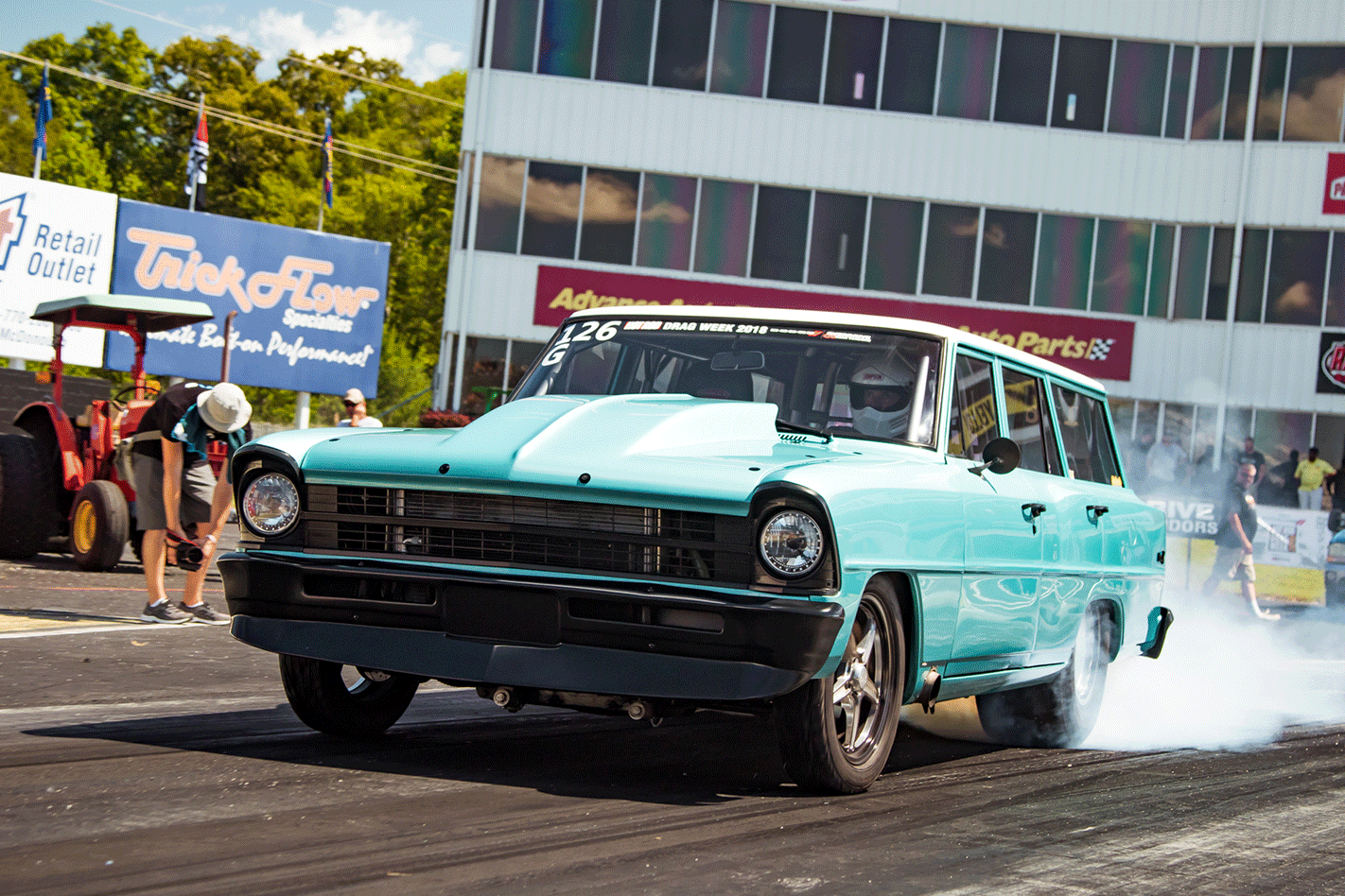 Frank Saponaro’s twin-turbo big block 1969 Chevrolet Nova Wagon