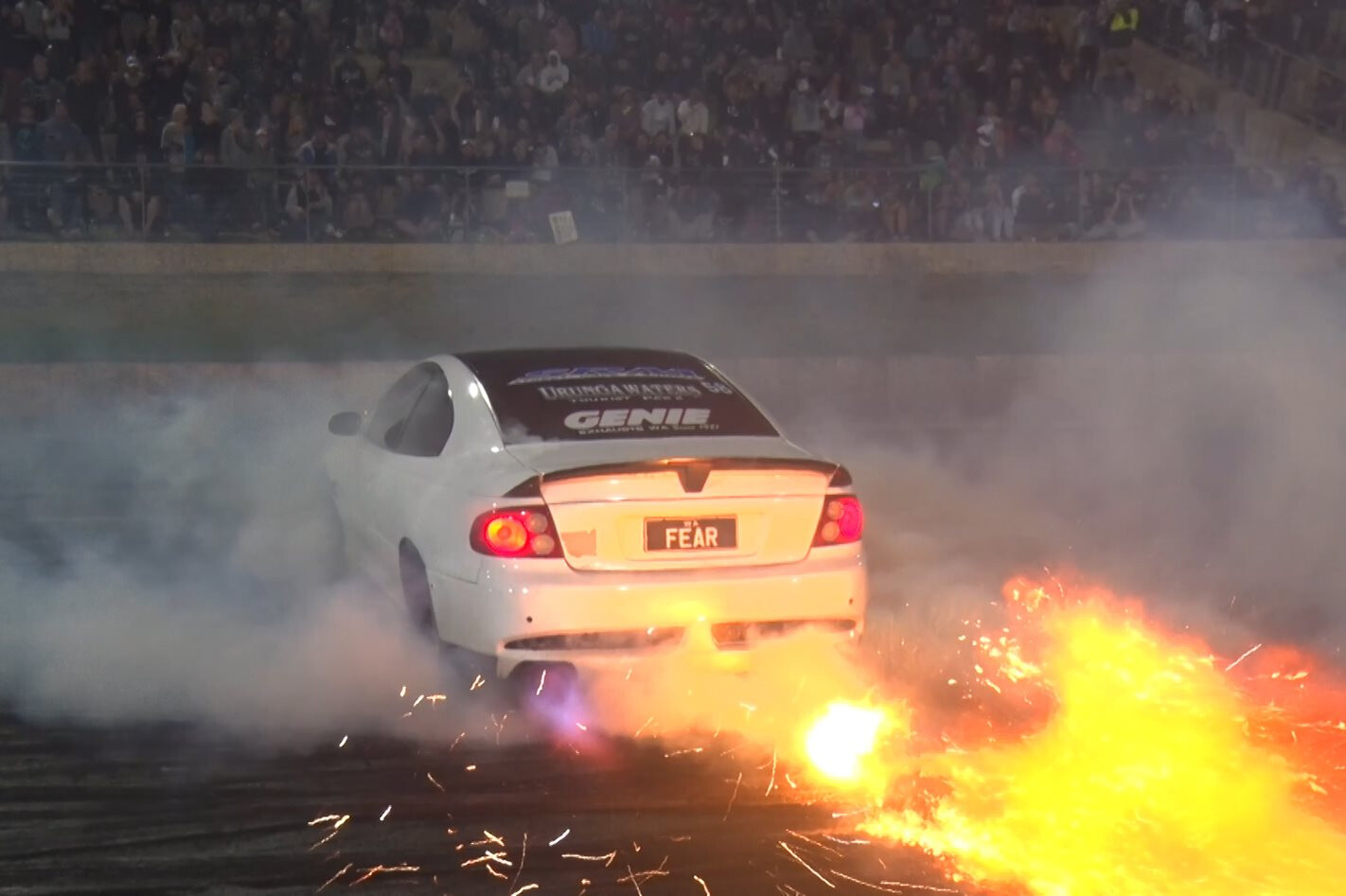 FEAR BLOWN MONARO WINS $10,000 AT BURNOUT BOSS – VIDEO
