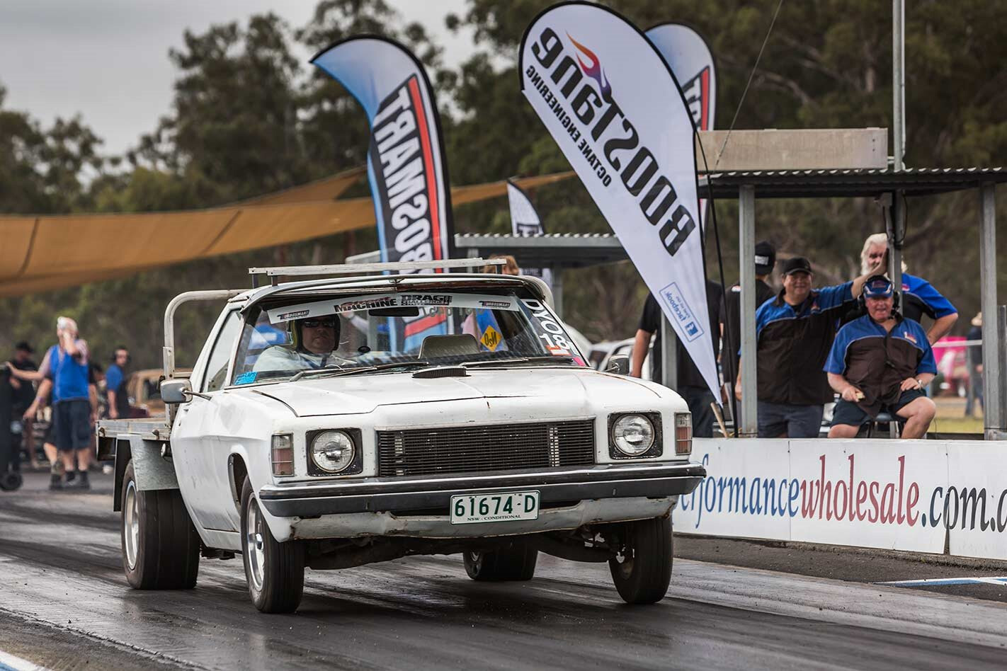 LS-powered HQ One Tonner at Drag Challenge Weekend 2018