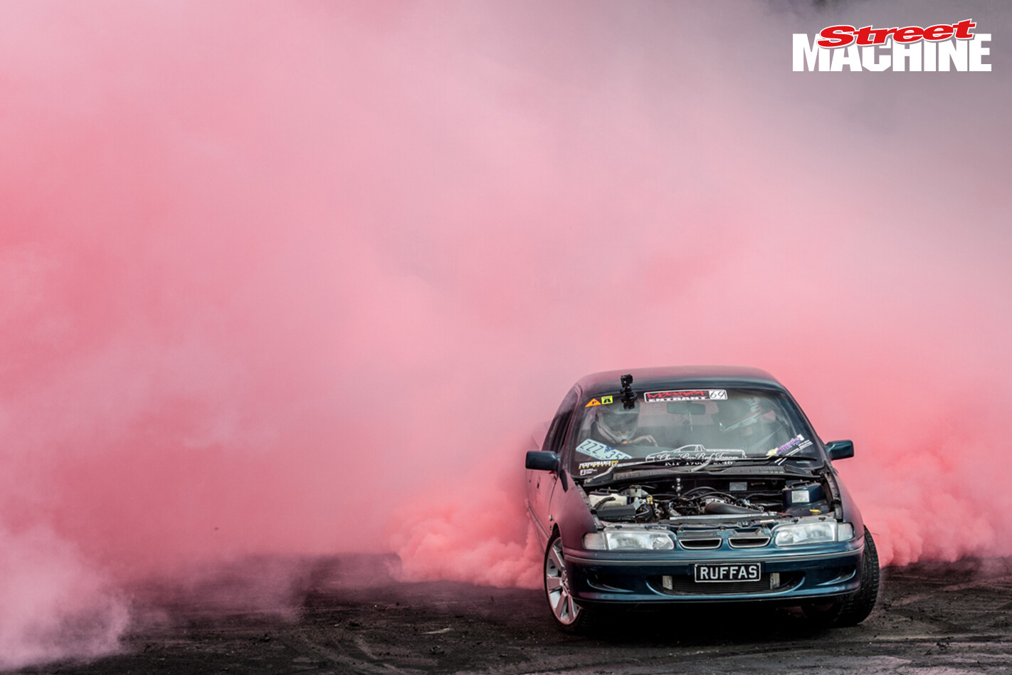CHRIS ‘BIG RED’ TANNER’S BURNOUT SEND OFF