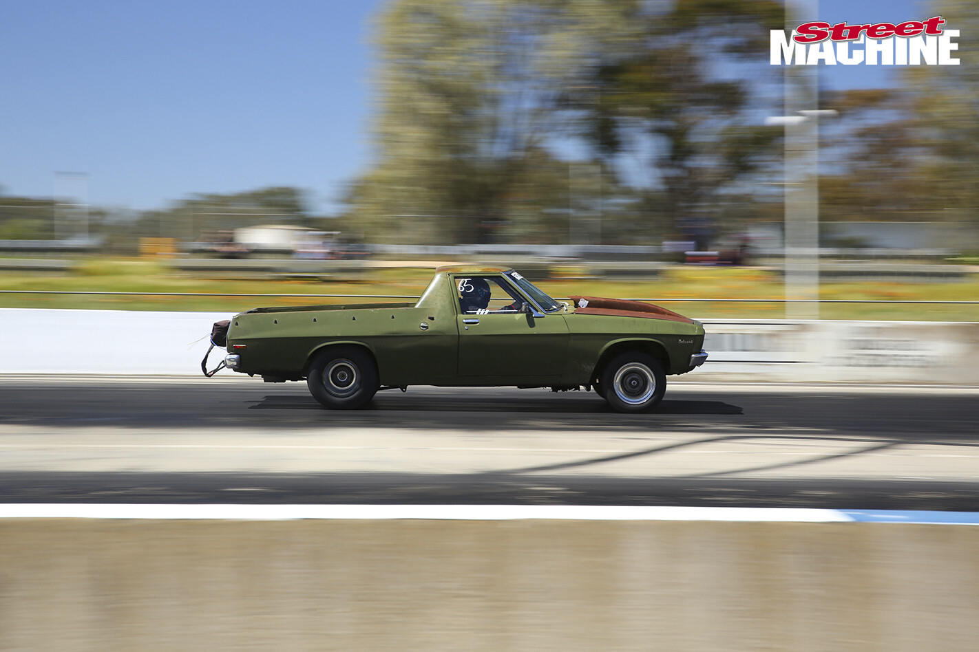 1000rwhp turbo LQ9-powered HQ Holden farm ute at Drag Challenge