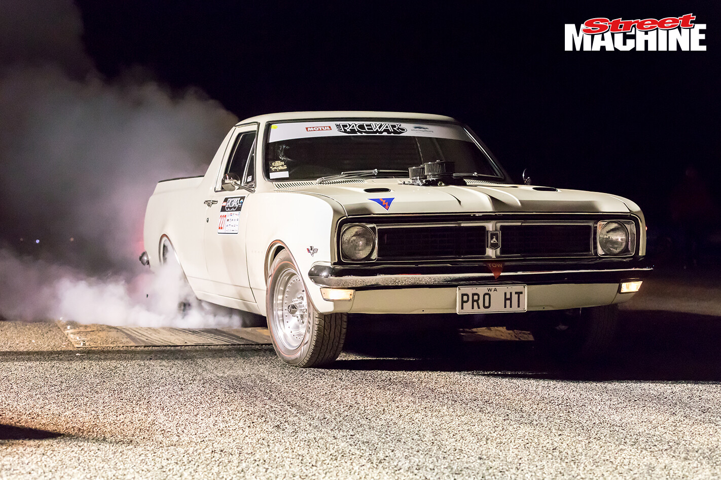 408ci small-block Chev-Powered HT Holden ute at Racewars