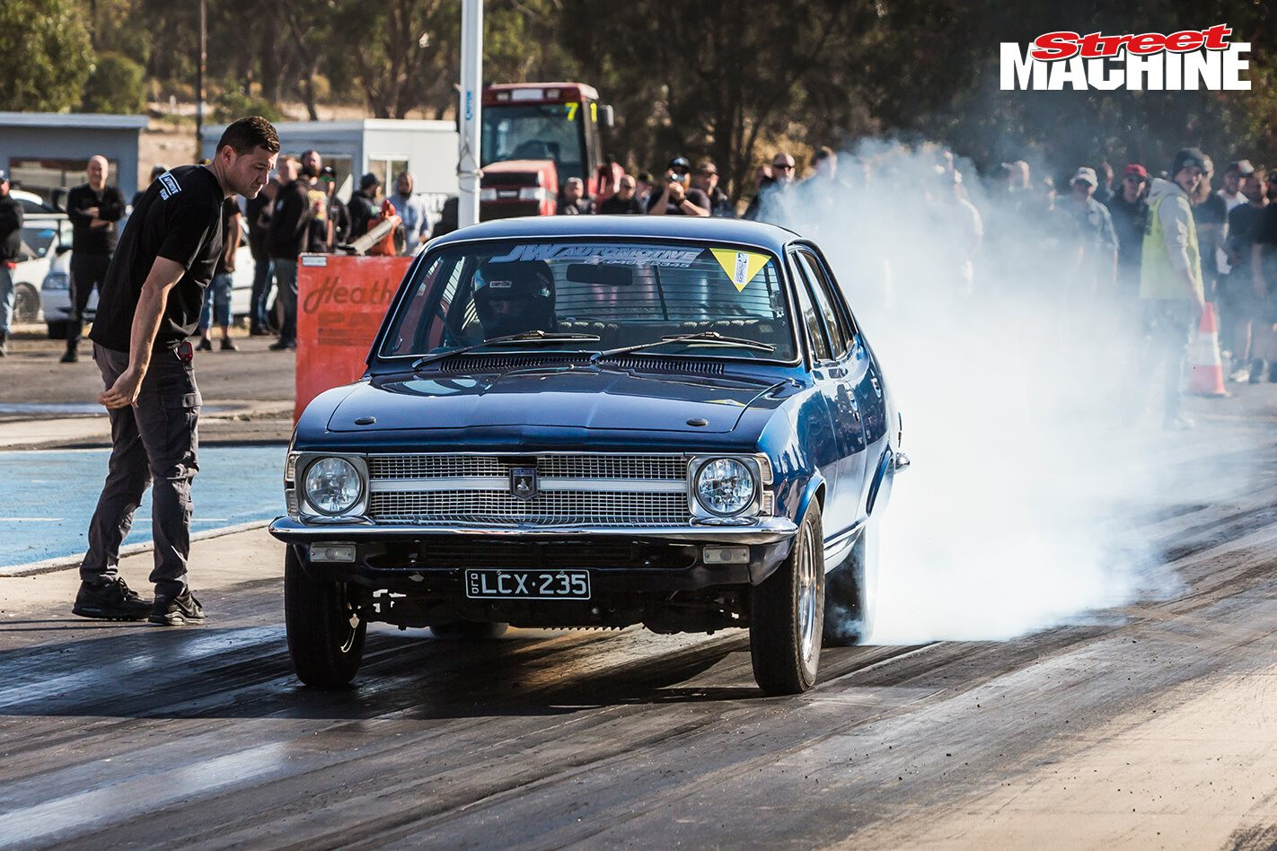 Eight-second RB-powered LC Torana on 235 radials – Video