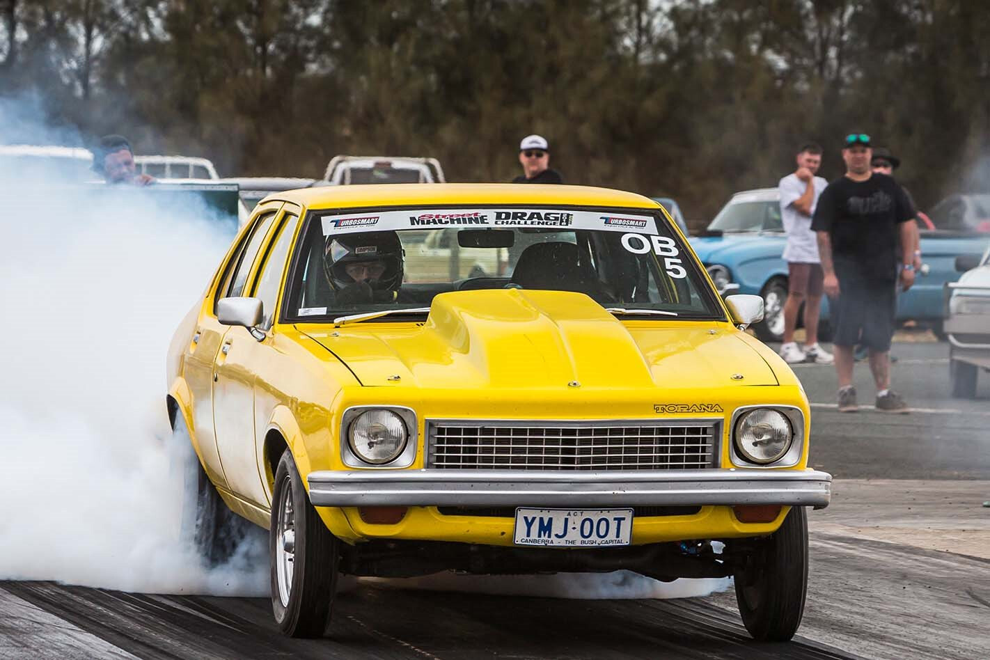 700rwhp single turbo Holden V8 powered Torana at Drag Challenge 2018