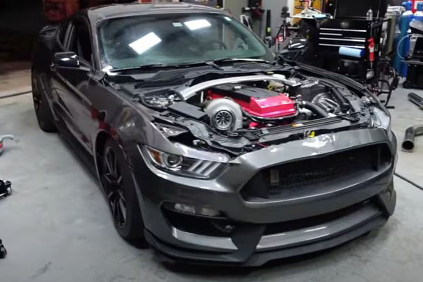 Adam LZ Barra-swaps a GT350 Mustang – Video
