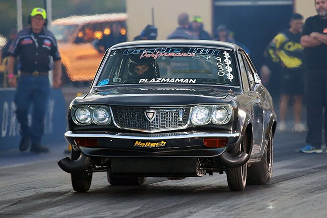 AUSSIES SMASH RADIAL RECORD WITH TWIN-TURBO LS-POWERED MAZDA RX-3
