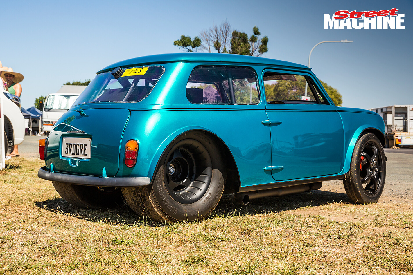 Crazy tubbed LS1-powered Mini at Summernats 30 – video