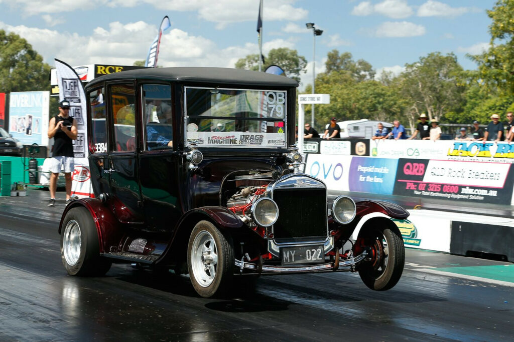 Noel Inman's 1922 Ford at Drag Challenge Weekend 2018