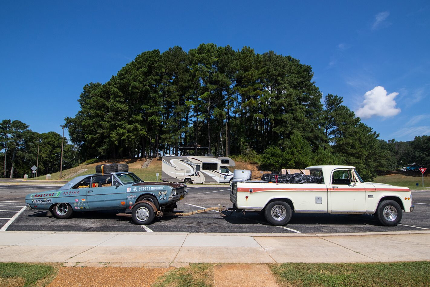 The final leg to Drag Week for the POR440 Valiant and Dorothy the Dodge D200