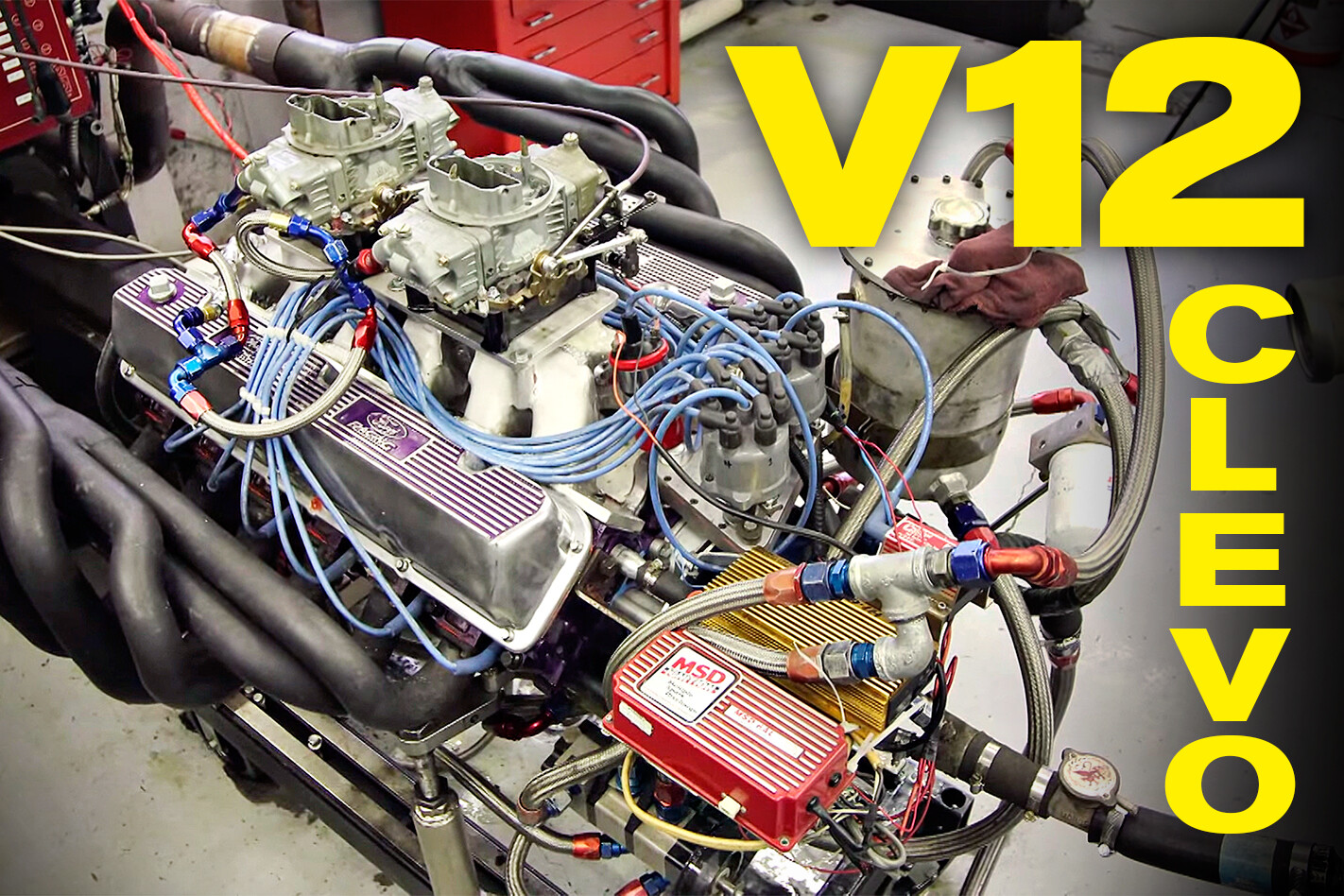VIDEO: SHED-BUILT V12 FORD CLEVO
