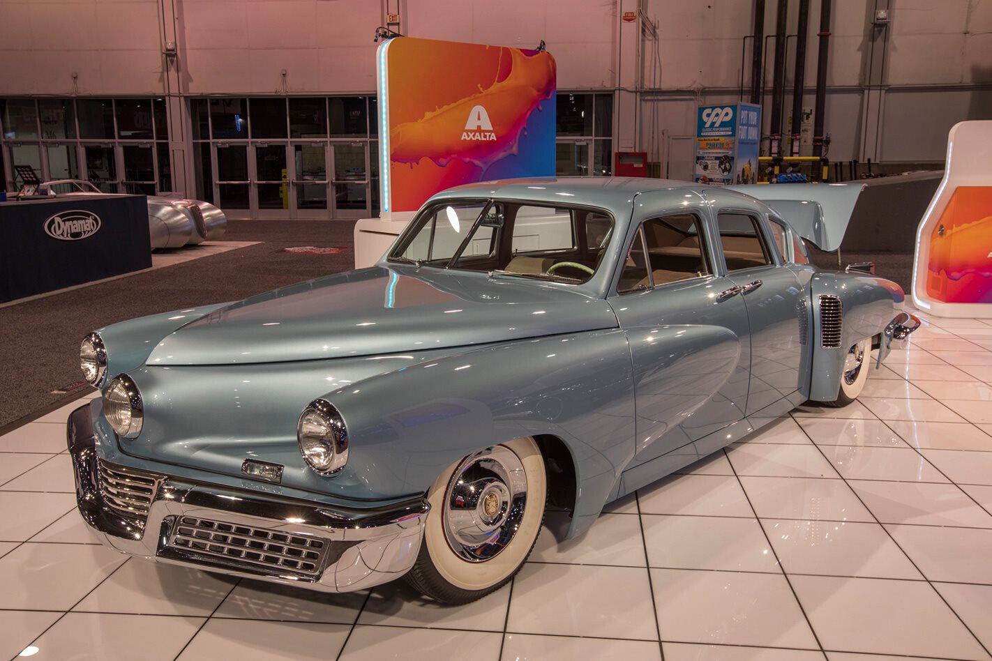 Twin-turbo V8 powered Tucker 48 tribute at SEMA 2017