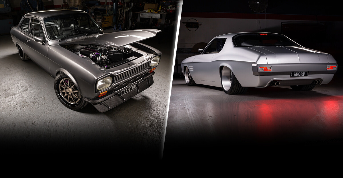 Video: Widebody HQ Monaro versus pro touring Mk1 Escort