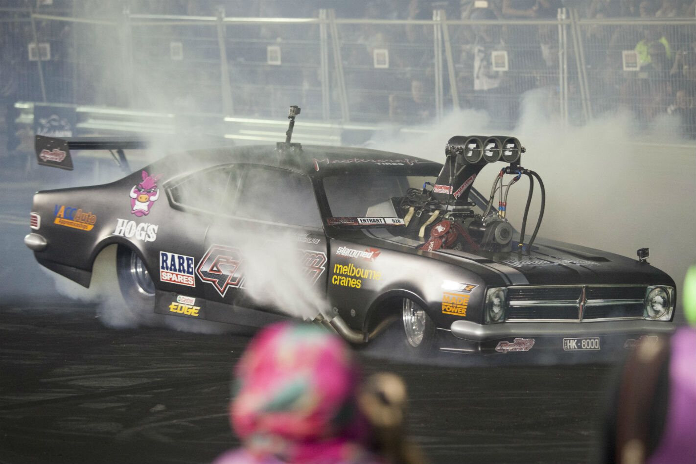 VIDEO: TOP FUEL BURNOUT CAR AT RED CENTRE NATS