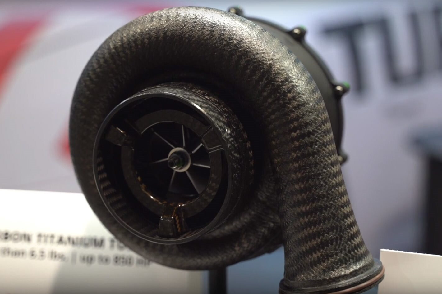 Lightweight carbonfibre turbo good for 850hp at SEMA 2018 – Video