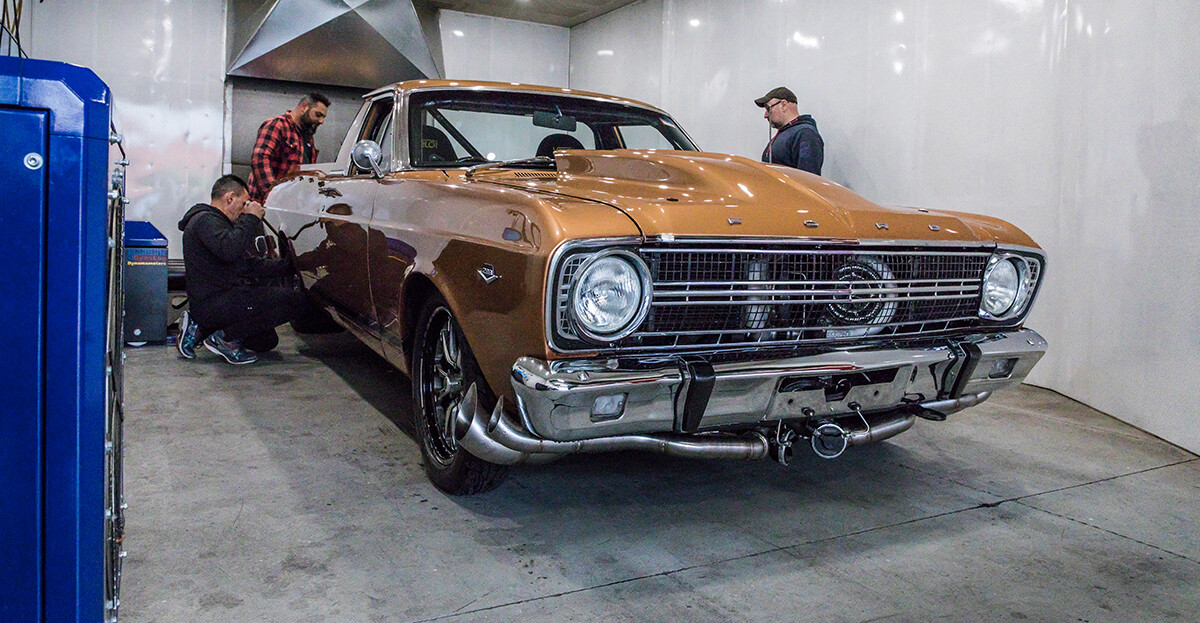 Video: Twin-turbo 540ci XR Falcon ute on the dyno
