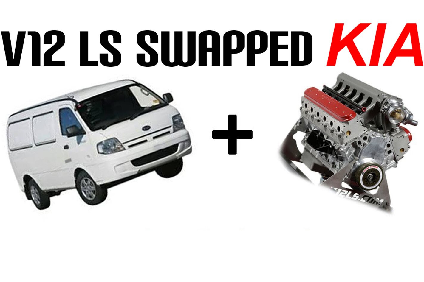V12 LS-swapped Kia Pregio van – Video