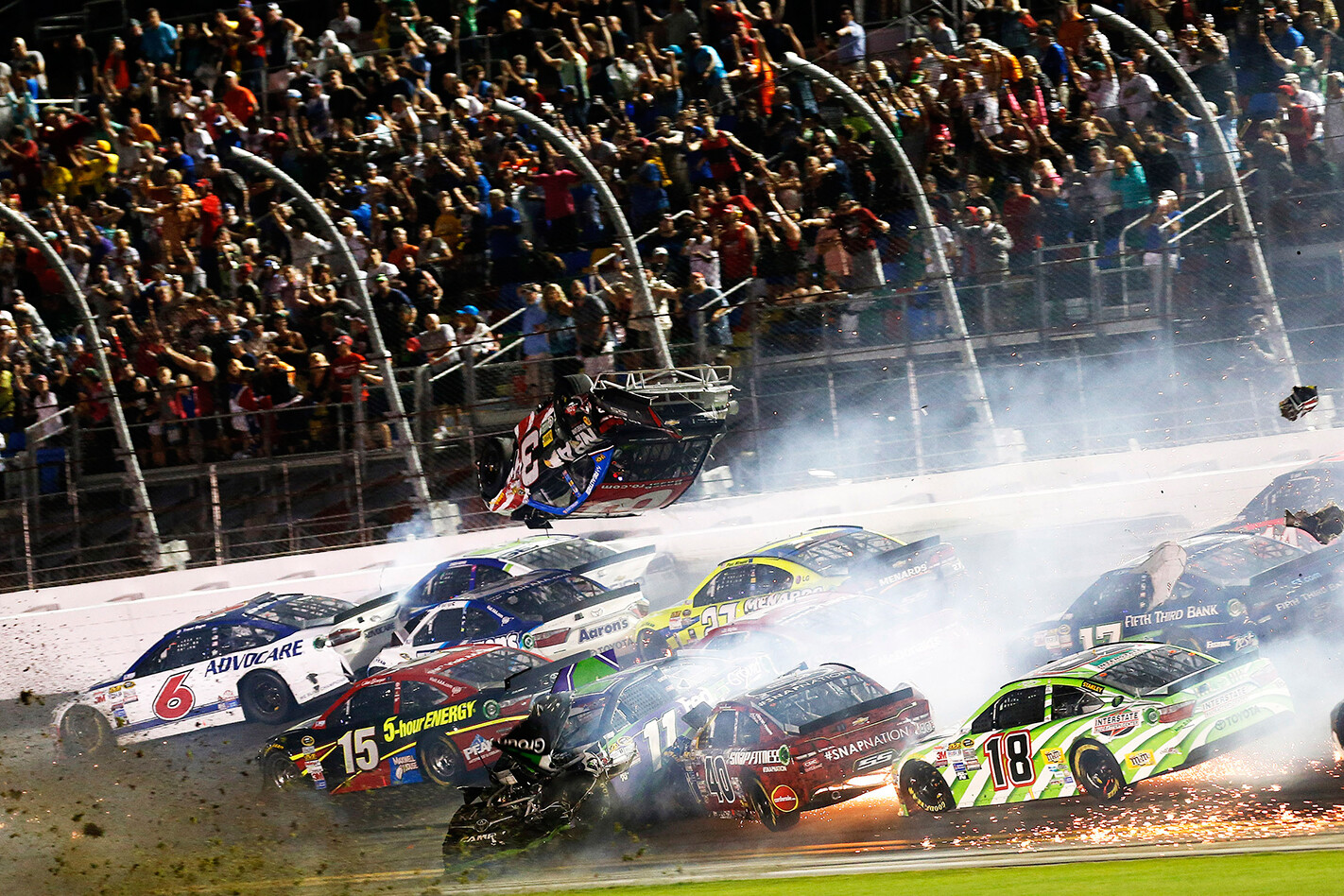 VIDEO: AUSTIN DILLON WALKS AWAY FROM HUGE NASCAR CRASH