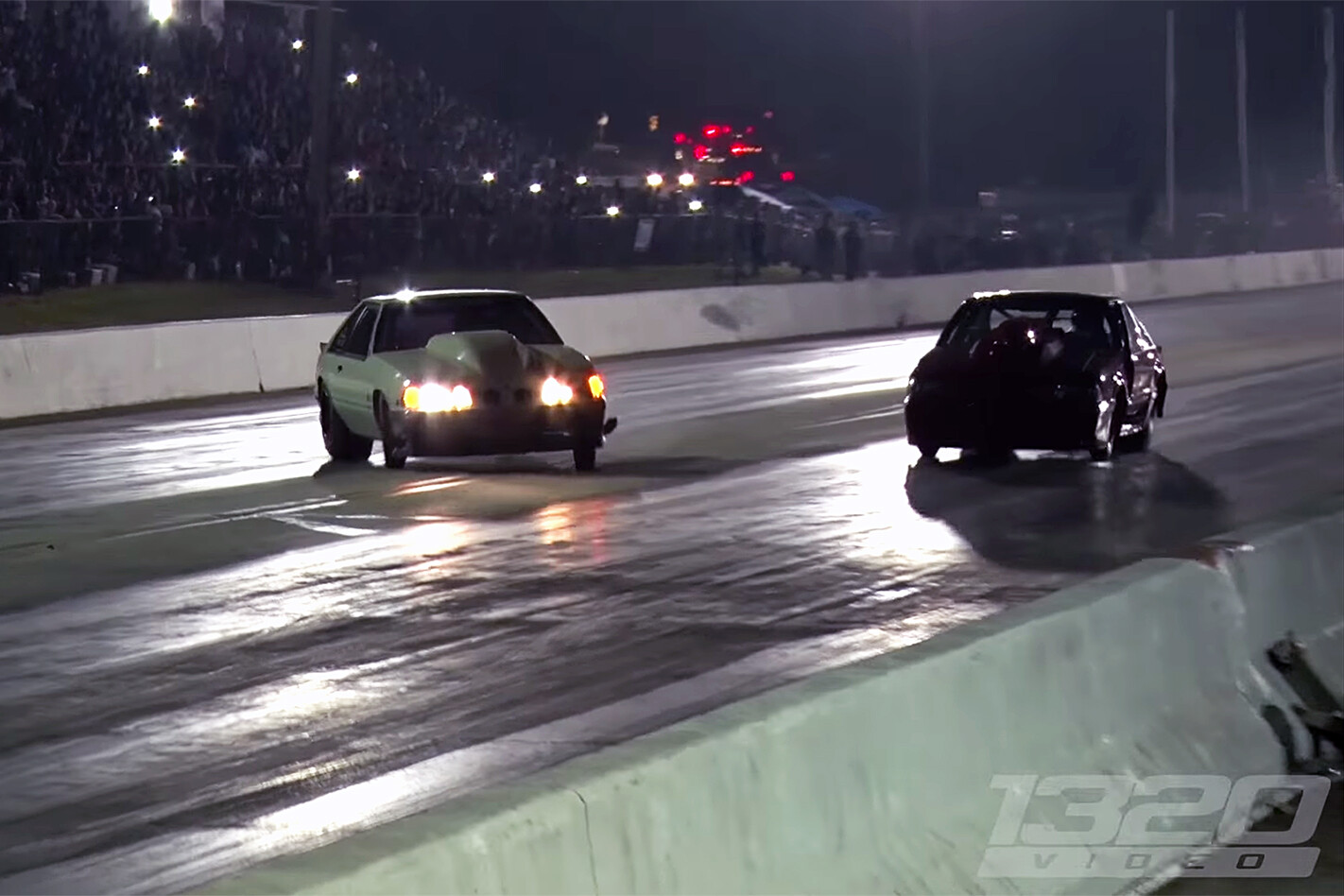 VIDEO: STREET OUTLAWS DEATH TRAP MUSTANG NEAR MISS!