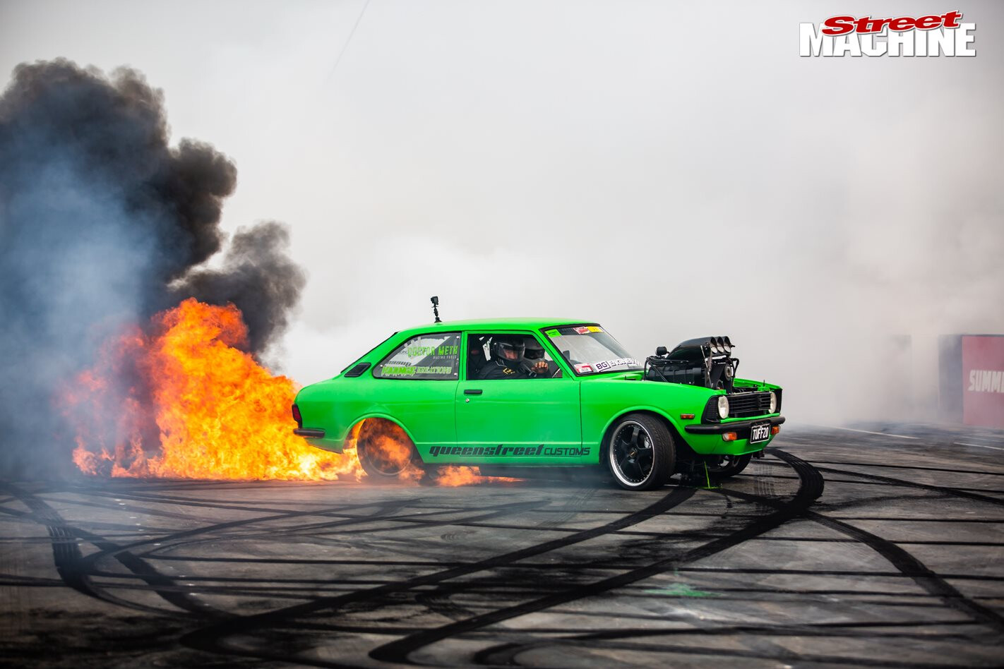 Last Chance Wildcard Shootout burnouts – Summernats 33