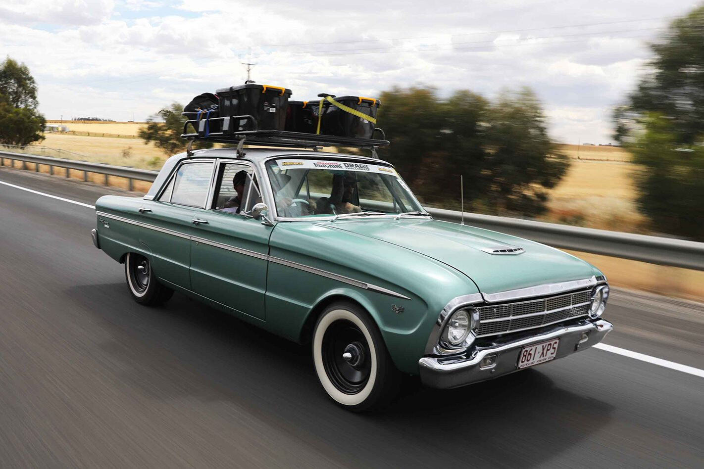 600HP TURBOCHARGED TOYOTA 1JZ-POWERED XM FALCON AT DRAG CHALLENGE