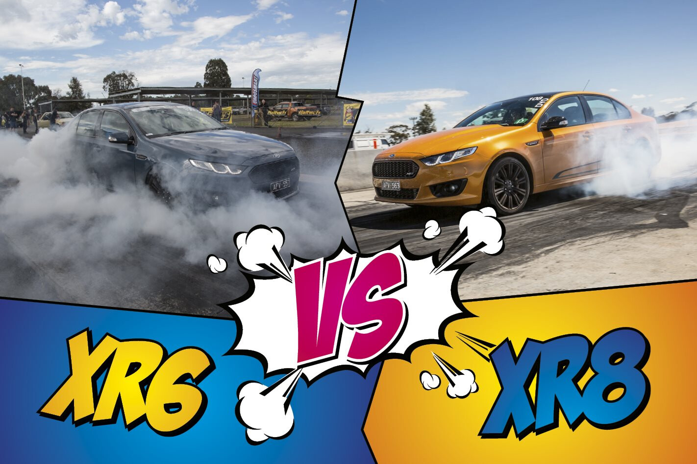 FORD FALCON XR8 SPRINT VS XR6 SPRINT – VIDEO