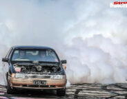 Holden VN Calais burnout