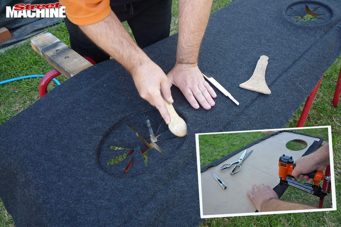 making a rear parcel shelf