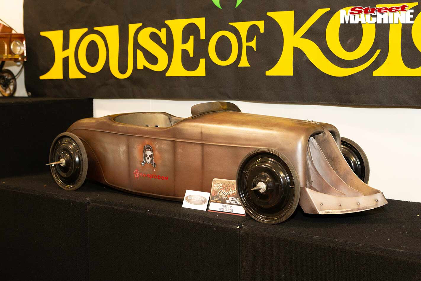 Chad Atkinson from Silver Aces fabricated car