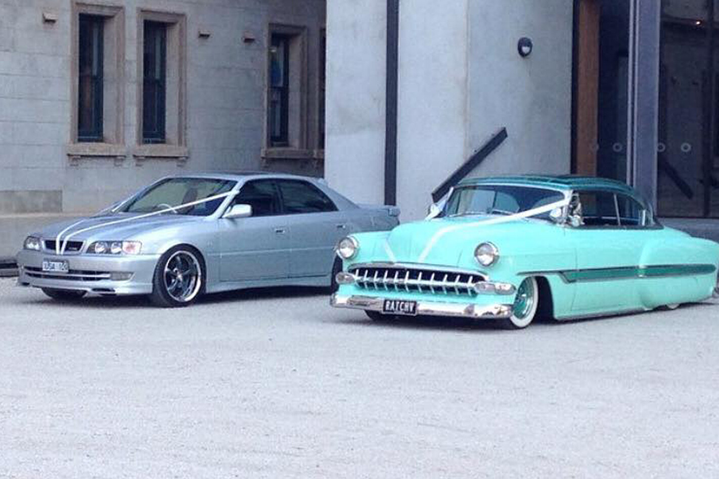 Holly Nelson's wedding cars