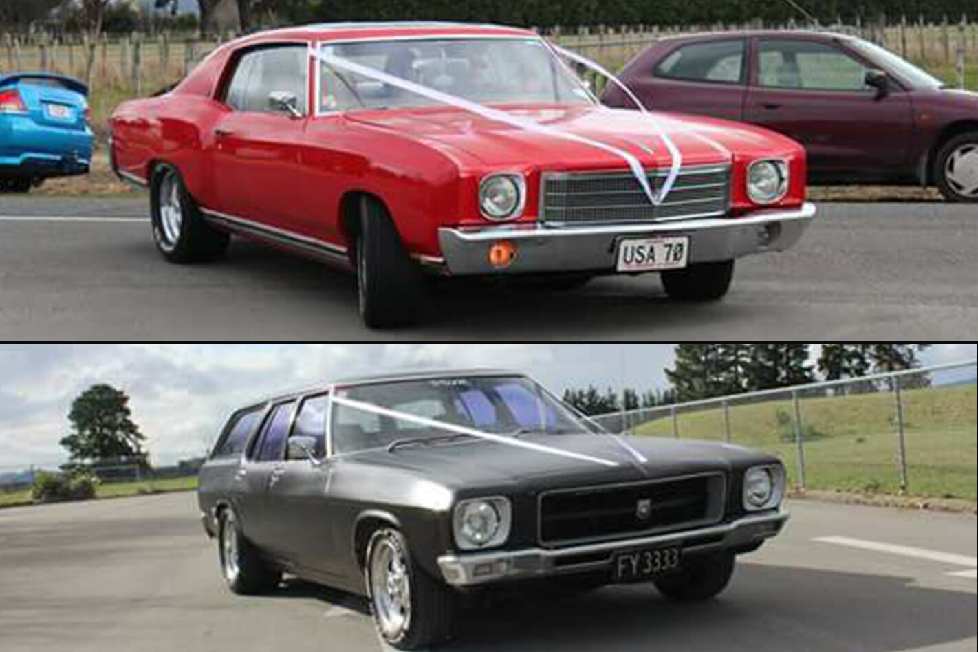 Peter Welsh's Holden wedding cars