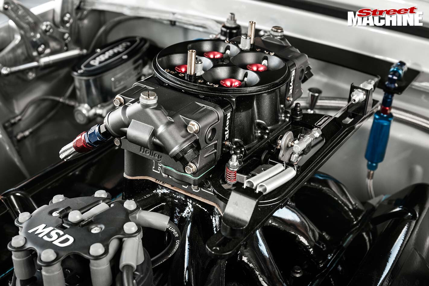 Ford Mustang engine bay