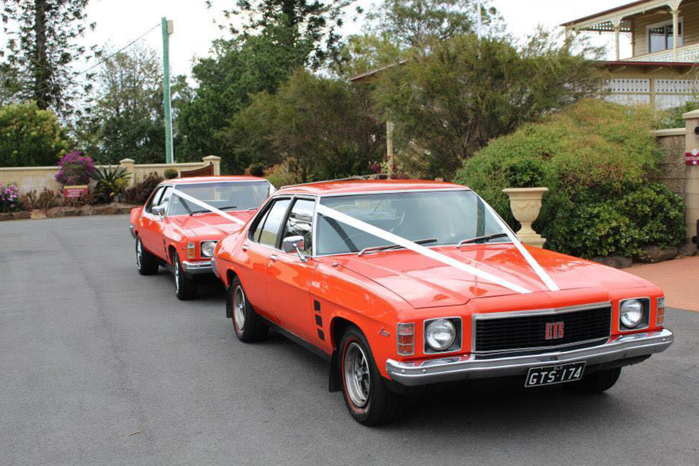 Merv Monaro's wedding cars