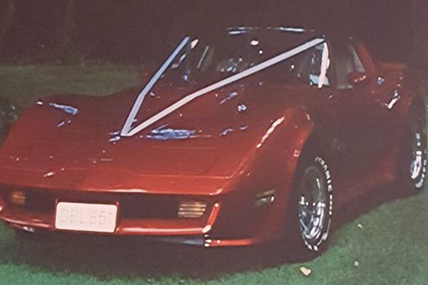 Graham Espiner's wedding car