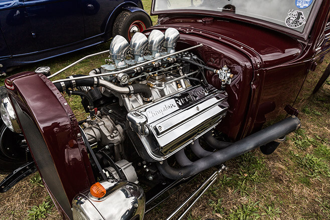 Hemi-powered A coupe