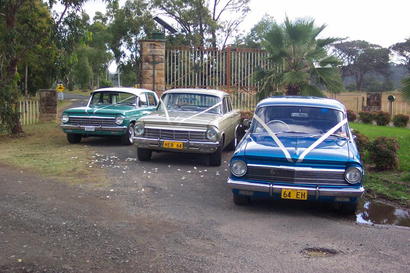 Wes Bracken's Holden wedding cars