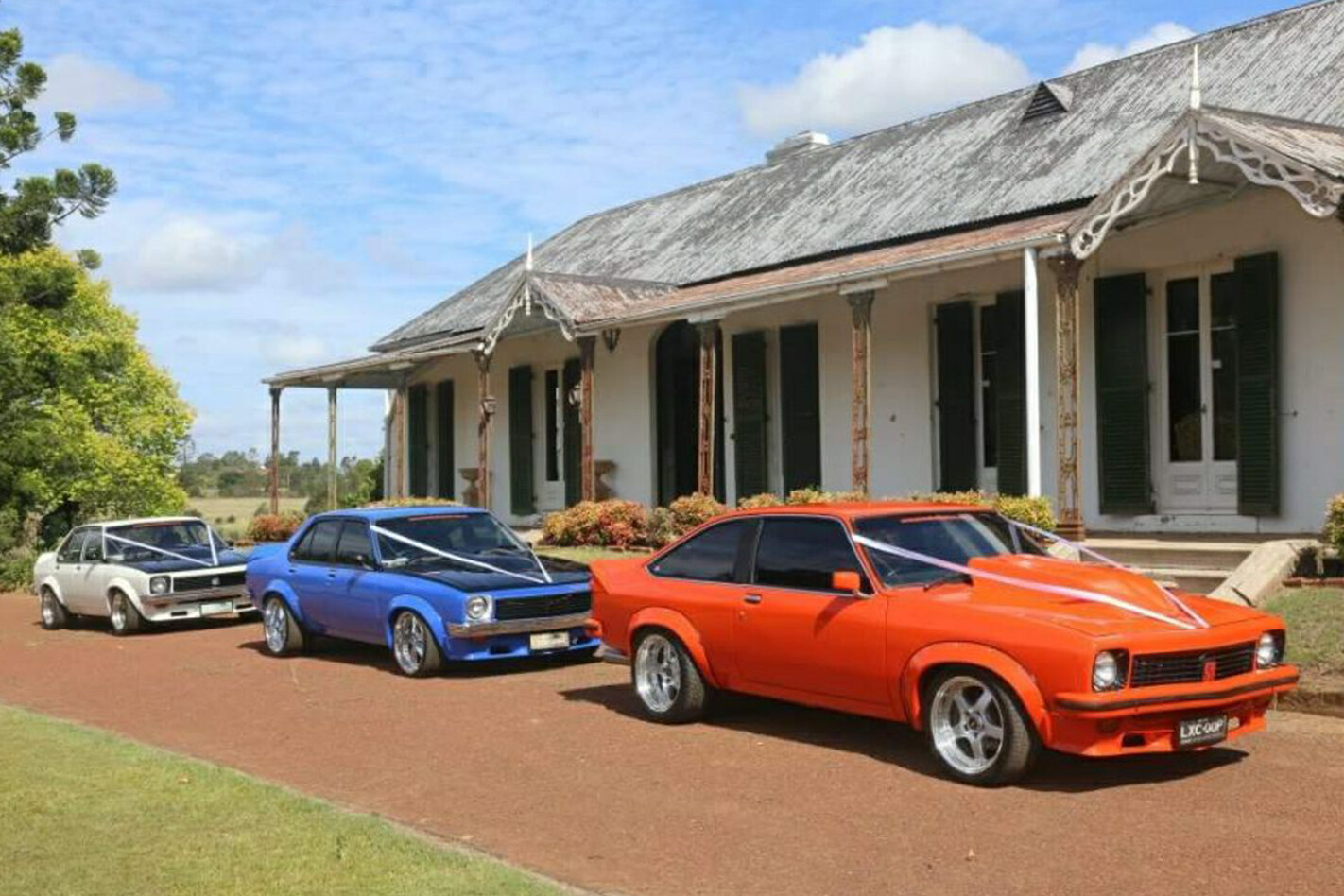 Kathleen Whittaker's wedding cars
