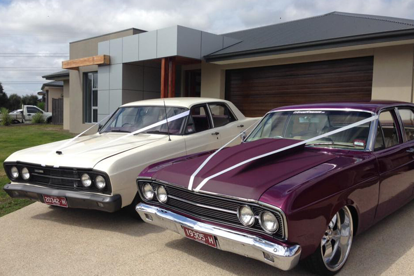 Justin Schultz's wedding cars