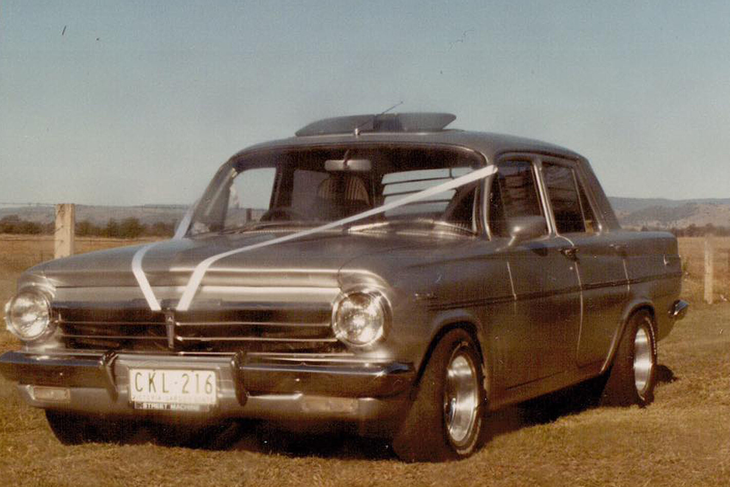 Mon Gambrell's Holden wedding car
